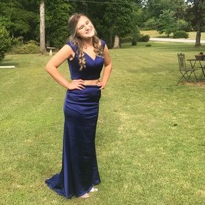 Sherri Hill prom dress. Size 10, Paid $400, asking $150. Train could be hemmed!